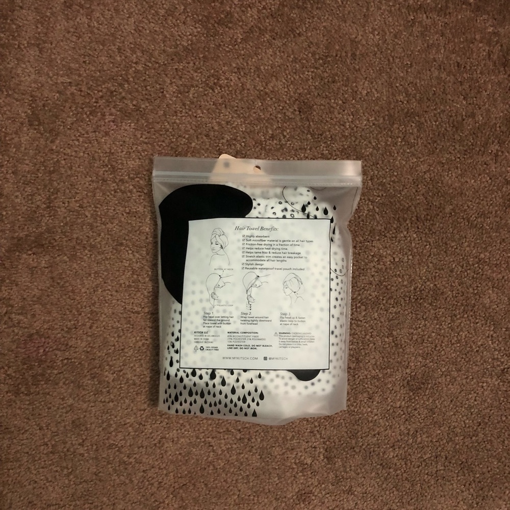 NWT Quick Dry Hair Towel